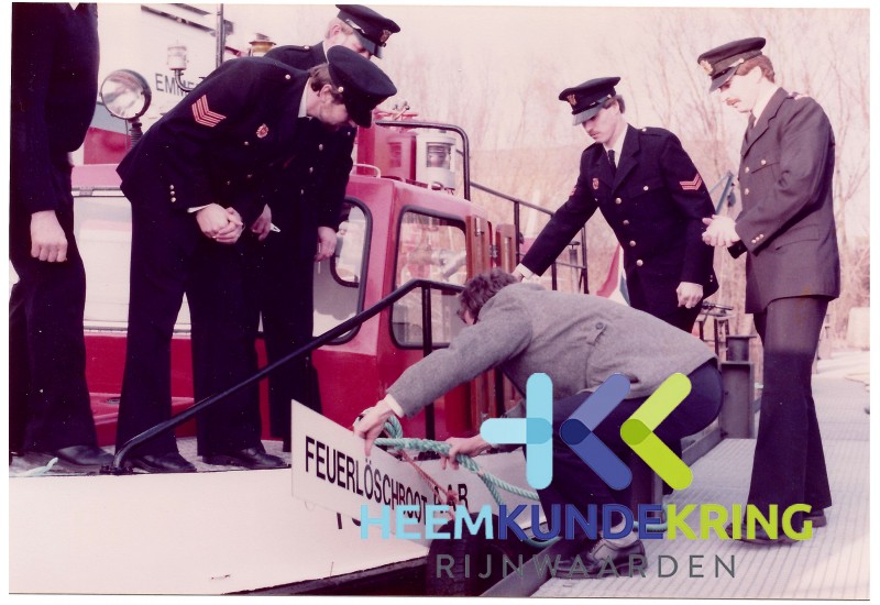 gemeente H&A 27-01-1984 ingebruik name voormalige brandblus boot van Emmerich Coll. HKR (42)
